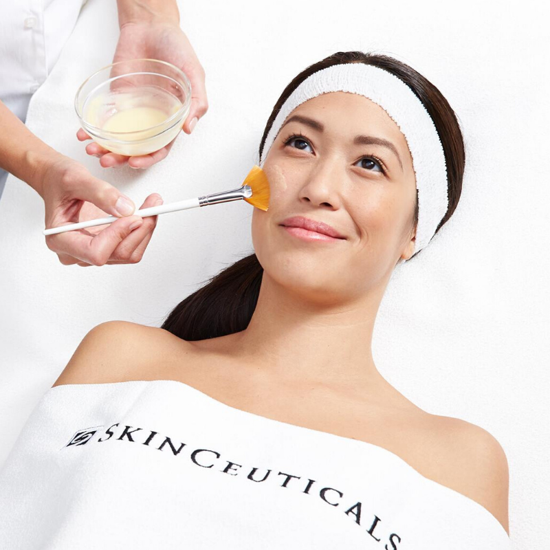 Dermaplaning with Chemical Peel